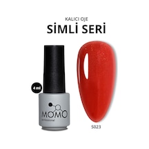 Momo Professional Kalıcı Oje S023 Işıltılı Klasik Kırmızı 4 Ml
