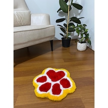 Kirbi Kedi Patisi Süs Halı Çok Renkli