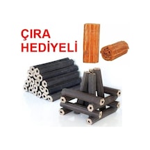 Briket Şömine Odunu 15kg Çıra Hediyeli