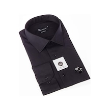 Dicotto Siyah Ekstra Büyük Yaka 4 Drop Rahat Kesim Micro Kumaş Kol Düğmeli Regular Fit Erkek Gömlek - 189-6-dc24w 001 Dicotto Siyah Ekstra Büyük Yaka 4 Drop Rahat Kesim Micro Kumaş Kol Düğmeli Regular Fit Erkek Gömlek - 189-6-dc24w 001