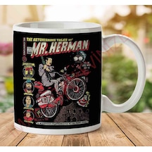 1-2173 The Astonishing Adventures Of Mr Herman Pee Wee Herman İki Tarafı Baskılı Kupa Bardak.jpg