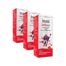 İmunol Sambucus Vişne Aromalı 150ml 3 Paketi