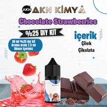 Chocolate Strawberries Yoğun Dıy Kit Çilek Çikolata Gıda Aroması %25 Oranda Aroma İçerir Hazır Değildir 30 Ml