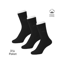 Pamuklu Erkek Soket Çorap - 3 Çift - Dikişsiz - Eyfel - 16656 - Set 4 Çok Renkli