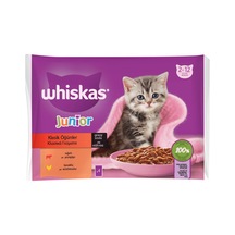 Pouch Sos İçinde Sığırlı Ve Tavuklu Yavru Kedi Konservesi 4 Adet 85 Gr