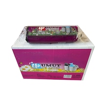 Umut Endüstriyel Jumbo Çöp Torbası Poşeti - 2 Kat - Siyah - 600 Gr. - 80x110 Cm. -10 Adetlik 20 Rulo