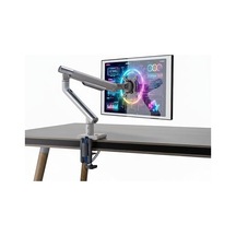 Npo Std49012uw 17"-32" Ultra Slim Alüminyum Monitör Kolu, 2xusb Portlu Amortisörlü Vesa Tutucu, Ergonomik 360 Pivot 9kg A.Ağaç
