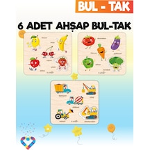 Eğitici 6 Adet Bul-tak Oyuncak