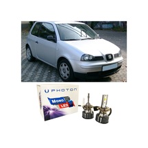 Seat Arosa Led Xenon Uzun + Kısa Far Ampulü H4 Mono Yeni Seri Beyaz 1997-2000