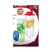 Çok Amaçlı Sürahi 2 Litre 2 Adet Beyaz