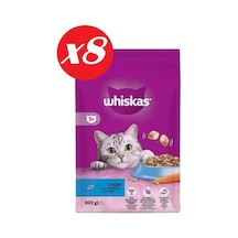 Whiskas Ton Balıklı Ve Sebzeli Yetiş. Kedi M.300gr Set 8'li