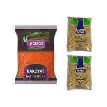 Yazar Kırmızı Mercimek 5 KG + Yeşil Mercimek 5 KG