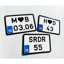 Dekor Plaka.Bisiklet Plakası.Kare Plaka.Motor Plakası 552558335