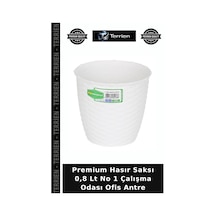 Premium Hasır Saksı 0,8 Lt No 1 Çalışma Odası Ofis Antre