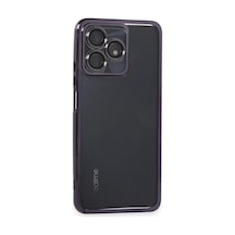 Realme C53 Kılıf Razer Lensli Silikon - Mor -