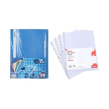 Noki Eco Telli Dosya Mavi 50 Li + Eco Poşet Dosya 100 Lü 100 Adet