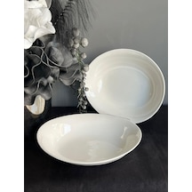 Pera 29 Cm 2'li Oval Salata Kasesi Çok renkli