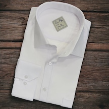 Linen Keten Klasik Uzun Kollu Terletmeyen Beyaz Erkek Gömlek Regular Kalıp -10160 Siyah