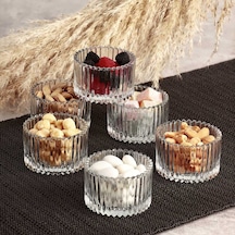 Porsima Rayan Sultan Cam Çerezlik Sunum Kasesi 6 Parça