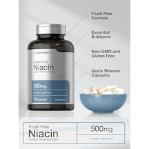 Horbaach Niacin With İnosıtol 500mg 70 Caps