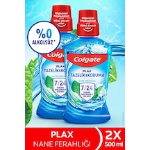 Colgate Plax Nane Ferahlığı Plağa Karşı Ağız Bakım Suyu 500 ml x 2 Adet