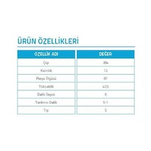 YAVUZSAN 24202 Fren Diski Mercedes W202 Ön (284×12×44-5Dl)