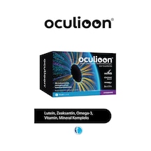 Oculioon Omega-3, Lutein, Zeaksantin, Vitamin Ve Mineral Içeren Takviye Edici Gıda 60 Yumuşak Kapsül