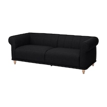 Ikea Antrasit Şık Kanepe - 3'lü Kanepe