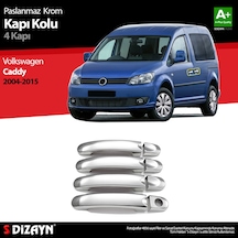 S-Dizayn Vw Caddy Krom Kapı Kolu 4 Kapı 2004-2015 S-Dizayn Vw Caddy Krom Kapı Kolu 4 Kapı 2004-2015