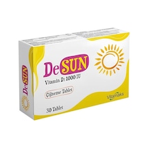 Desun Vitamin D3 1000IU 30 Çiğneme Tableti