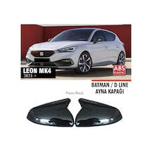 Seat Leon Mk4 Batman Yarasa Ayna Kapağı Piano Black 2021+