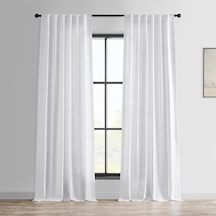 Price Drapes Yatak Odası İçin Ağır Perdeler 50 X 84 1 Panel , Fhlch-vet13191-84, Pirinç Beyazı 50 x 22