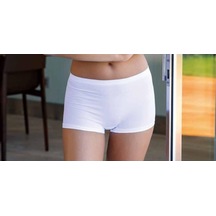 Yeni İnci Yeni Inci S21 - 3 Adet Kadın Boxer Külot Beyaz - Siyah Yeni İnci Yeni Inci S21 - 3 Adet Kadın Boxer Külot Beyaz - Siyah