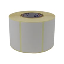 Kuşe Etiket 60mm X 40mm Ruloda 1000 Adet 40mm Kuka Çapında Baskısız Barkod Yazıcı Etiketi 1
