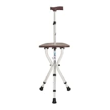 Oturaklı Baston Ayarlanabilir Yükseklik Comfort Plus