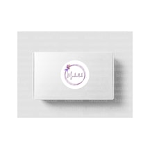 Mashallah Etiketi Yuvarlak Mat Sticker Mor Çiçekli Bebek Partisi Kutlama Mevlit 4 Cm 90 Adet Çok Renkli