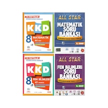 Kurmay 8. Sınıf Kkd Matematik+kkd Fen+newton All Star Matematik+fen B. 4 Kitap