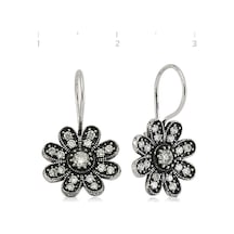 Gümüş Sallantılı Çiçek Küpe N11.48769