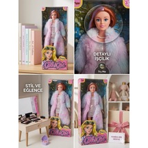 Kürklü Bebek Çizmeli Bebek 30 Cm Model Oyuncak Bebek Model Bebek