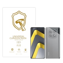 Microcase Xiaomi Poco M8 İle Uyumlu Full Tpu Nano Arka Ekran Koruma Filmi - Ekm102