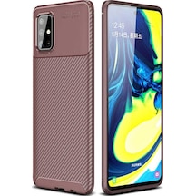 Samsung Galaxy Uyumlu A51 Kilif Karbon Silikon Case 400619050