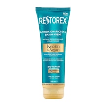 Keratin &amp Argan Onarıcı Saç Bakım Kremi 250 Ml - Yıpranmış Ve Hasar Görmüş Saçlar