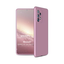 Microsonic Samsung Uyumlu Galaxy A73 5G Kilif Dip 360 Rose Gold 539554643