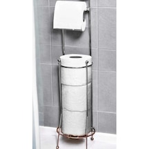 Kaliteli Krom Ayaklı Tuvalet Kağıtlığı Kağıtlık Paslanmaz Yedekli Tuvalet Wc Banyo Tuvalet
