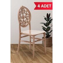 4 Adet Venüs Cappucino Sandalye / Balkon-Bahçe-Mutfak