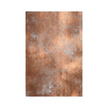 Kartela Halı Grunge Halı Kaymaz Taban Makinede Yıkanabilir Halı Bakır - 60 X 90 Cm