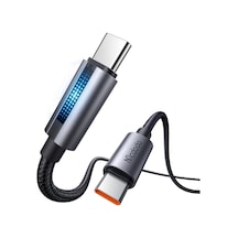 Ca-5740 100 W Type-c To Type-c Hızlı Şarj Kablosu 1.2 M Siyah