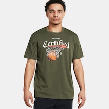 Under Armour Heavyweight Erkek Yeşil Basketbol T-shirt 1387376 Yeşil