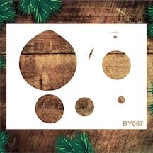 Boyutlu Desen Stencil Şablon (21x30) BY-067