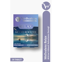 Wellvalens Relax Alıç Passiflora Valerian Bitkisel Gıda Takviyesi 30 Tablet